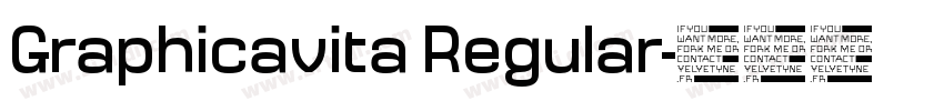 Graphicavita Regular字体转换